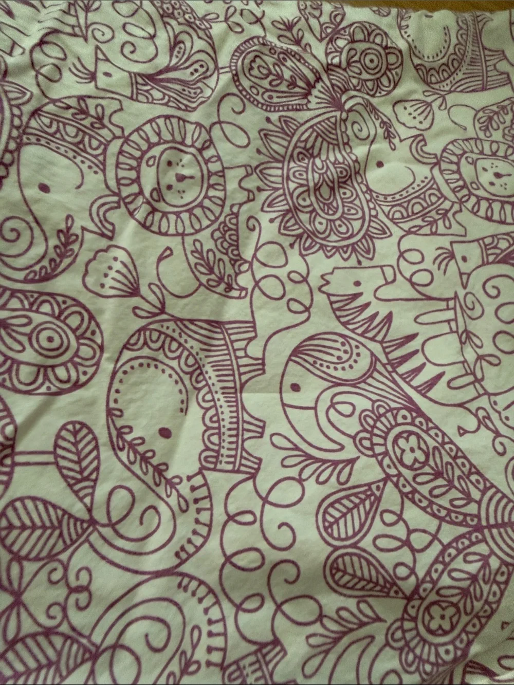 The Land of Nod organic cotton Paisley Sheet Set - animal print